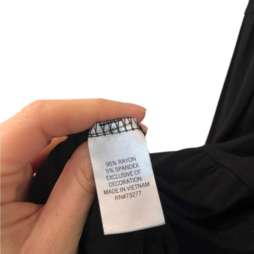 SO Tiered Black Dress Womens Size Small - Picture 7 of 7